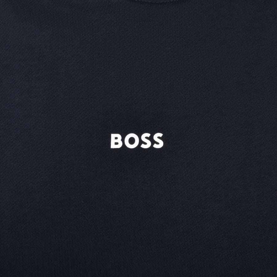 Image number 4 for BOSS We Small Hood Tracksuit Navy