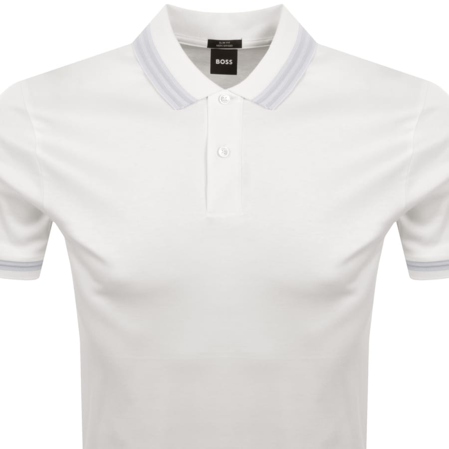 Image number 2 for BOSS H Phillipson 202 Polo T Shirt White