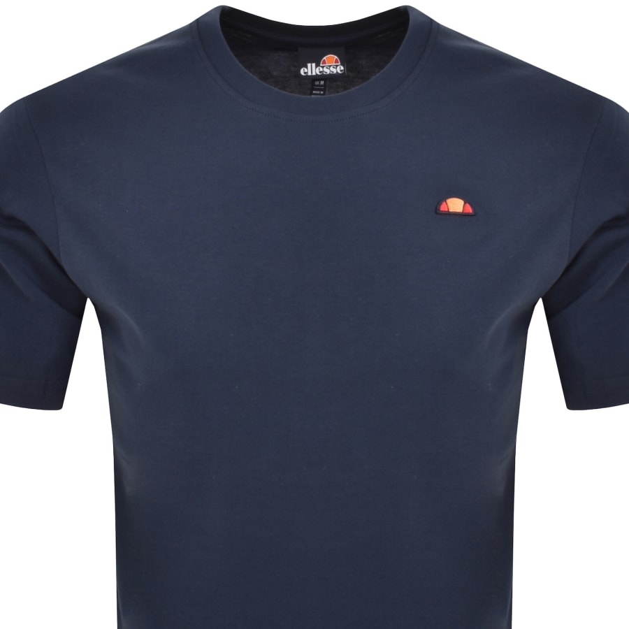 Image number 2 for Ellesse Cassica T Shirt Navy