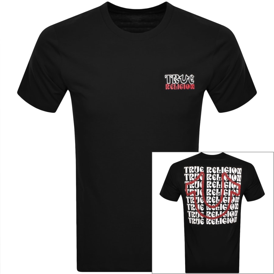 Image number 1 for True Religion Tru HS T Shirt Black
