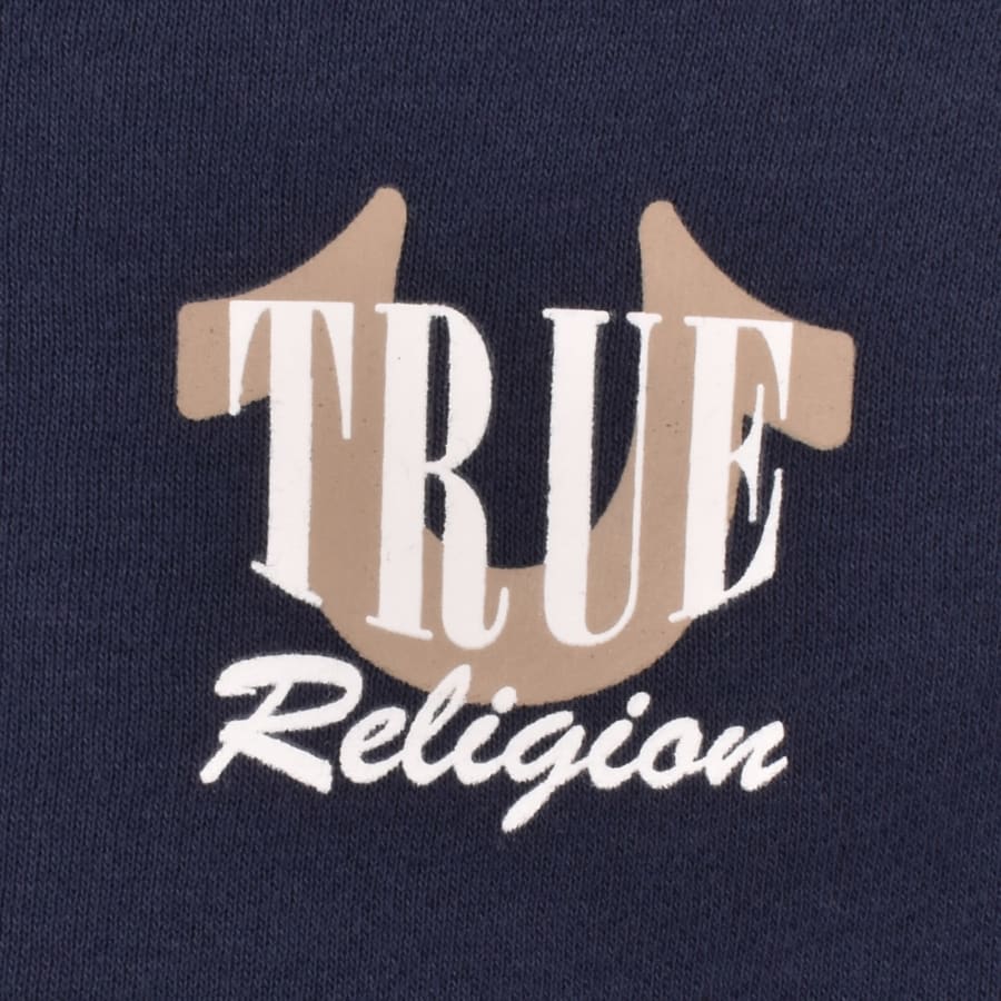 Image number 4 for True Religion Buddha Full Zip Hoodie Blue