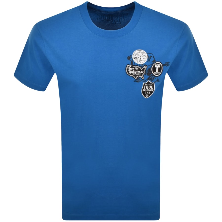 Image number 2 for True Religion University T Shirt Blue