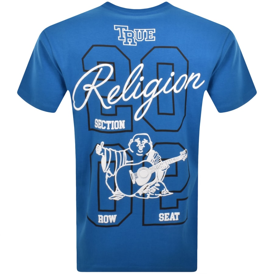 Image number 5 for True Religion University T Shirt Blue