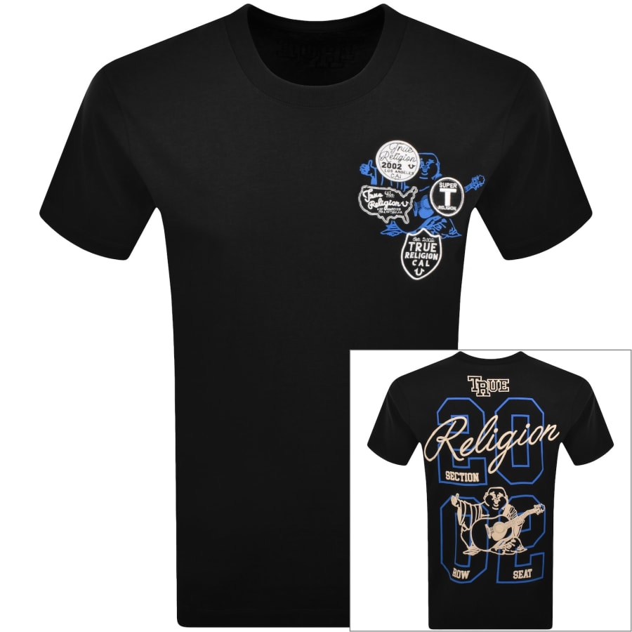 Image number 1 for True Religion University T Shirt Black