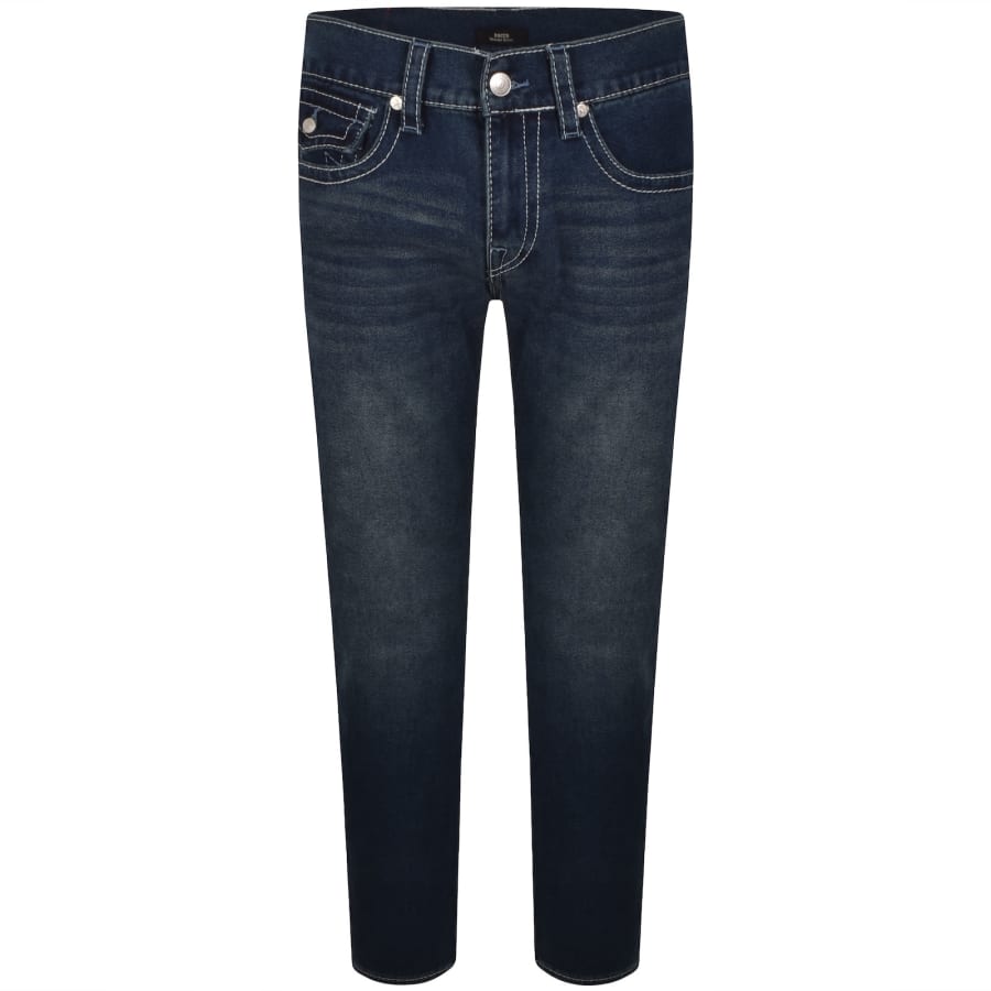 Image number 2 for True Religion Rocco Big T Flap Skinny Jeans Blue