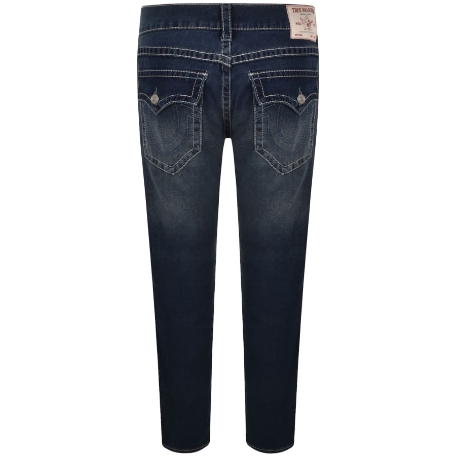 Image number 3 for True Religion Rocco Big T Flap Skinny Jeans Blue