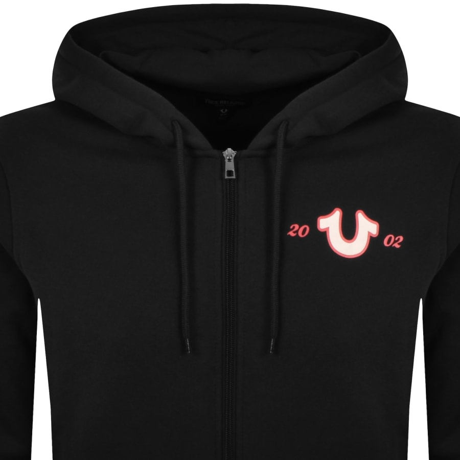 Image number 3 for True Religion Sunrise Buddha Zip Hoodie Black