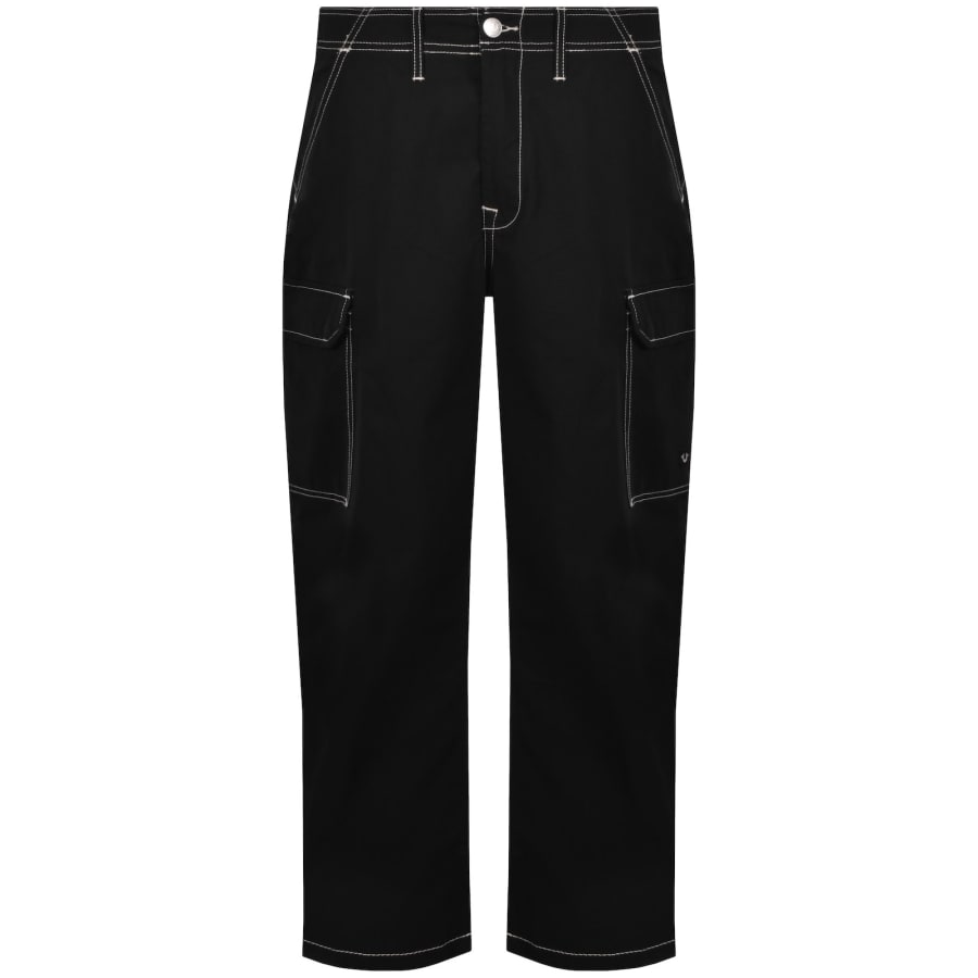Image number 2 for True Religion Ripstop Cargo Trousers Jet Black