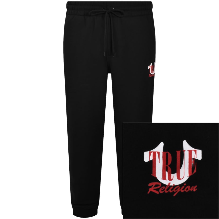 Image number 1 for True Religion Buddha Card Joggers Black