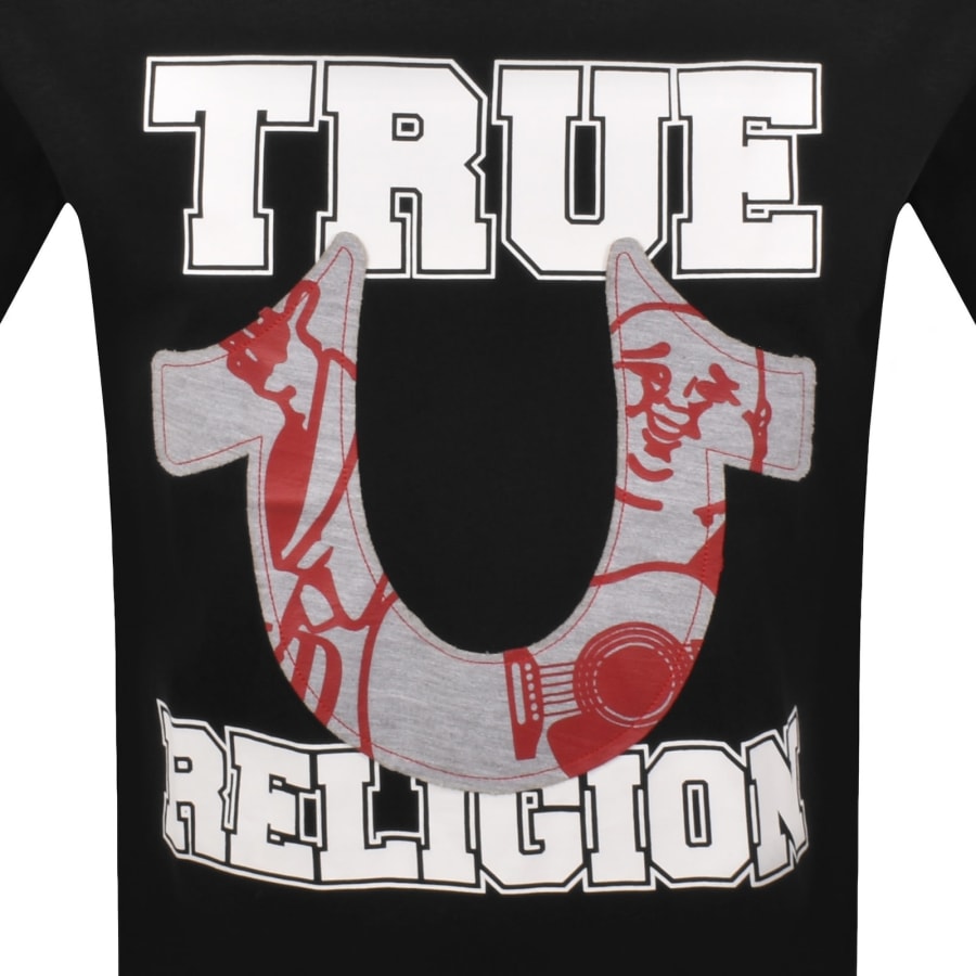 Image number 3 for True Religion Terry Applique T Shirt Black