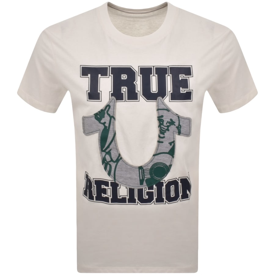 Image number 1 for True Religion Terry Applique T Shirt White
