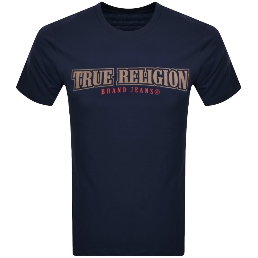 Image number 2 for True Religion Flock Buddha T Shirt Blue