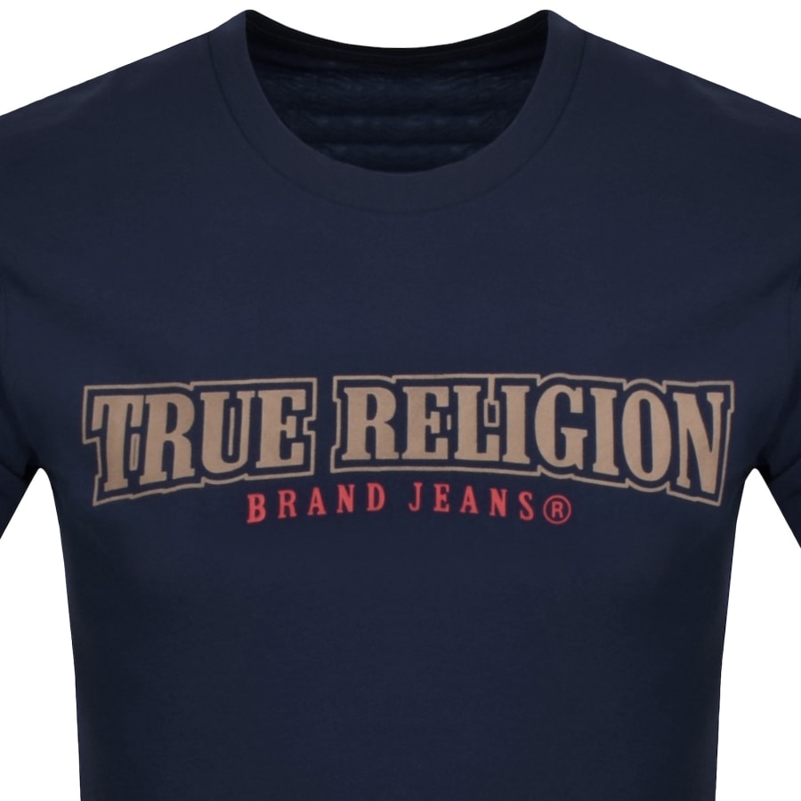 Image number 3 for True Religion Flock Buddha T Shirt Blue