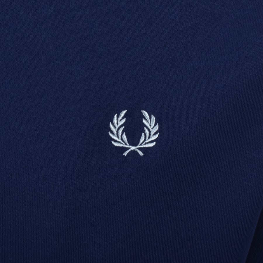 Image number 3 for Fred Perry Zip Through Sweatshirt Navy