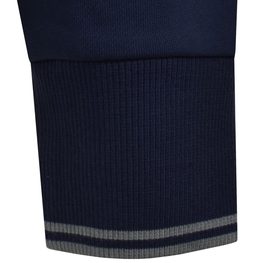 Image number 5 for Fred Perry Zip Through Sweatshirt Navy