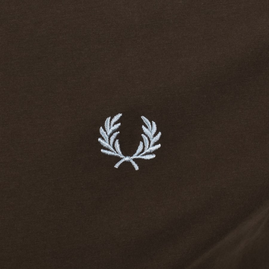 Image number 3 for Fred Perry Twin Tipped T Shirt Brown