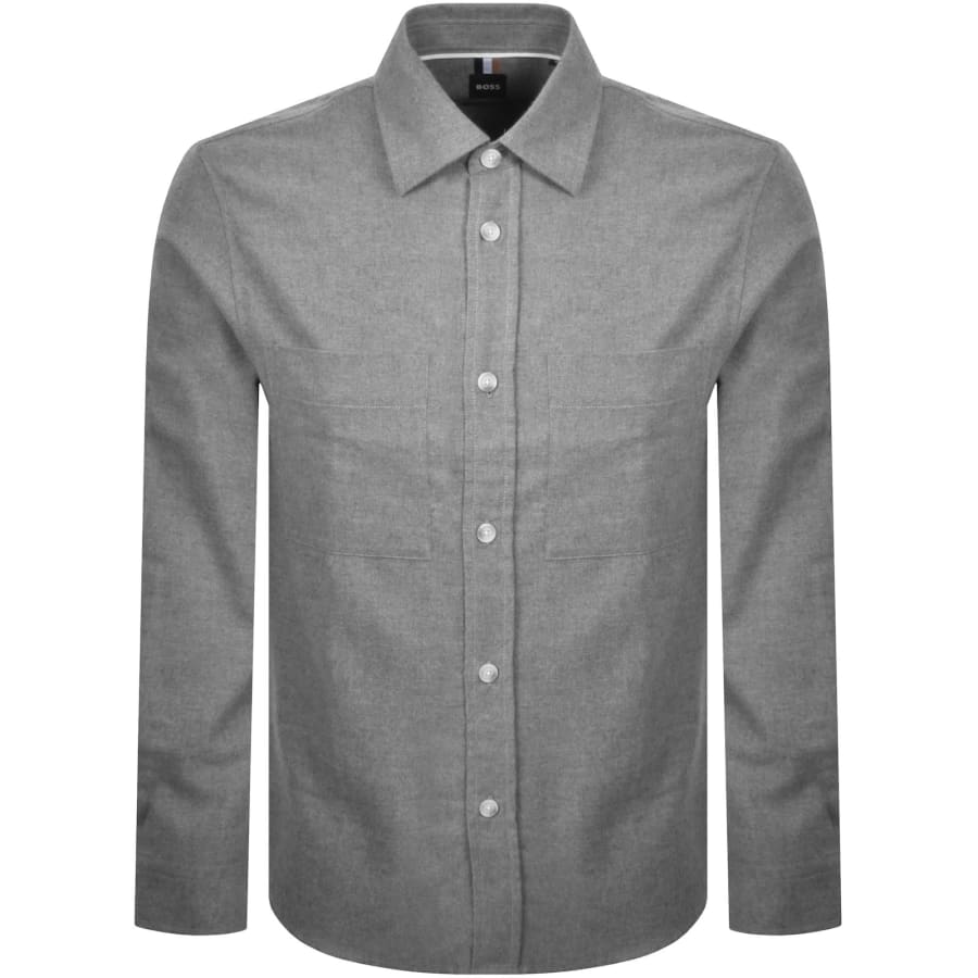 Image number 1 for BOSS C Owen Overshirt Grey