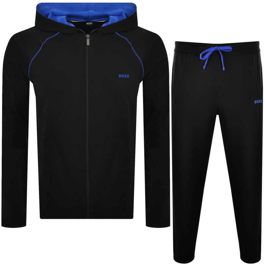 Image number 1 for BOSS Mix And Match Tracksuit Black