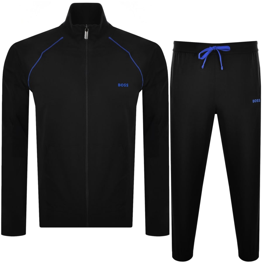 Image number 1 for BOSS Mix And Match Tracksuit Black