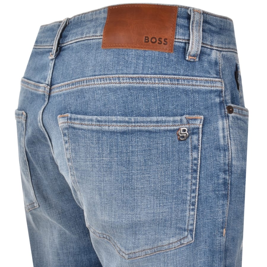 Image number 4 for BOSS Re Maine Regular Fit Jeans Light Blue