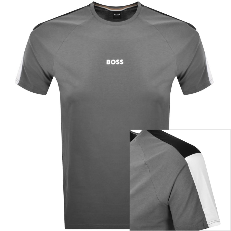 Image number 2 for BOSS Balance T Shirt And Short Set Grey