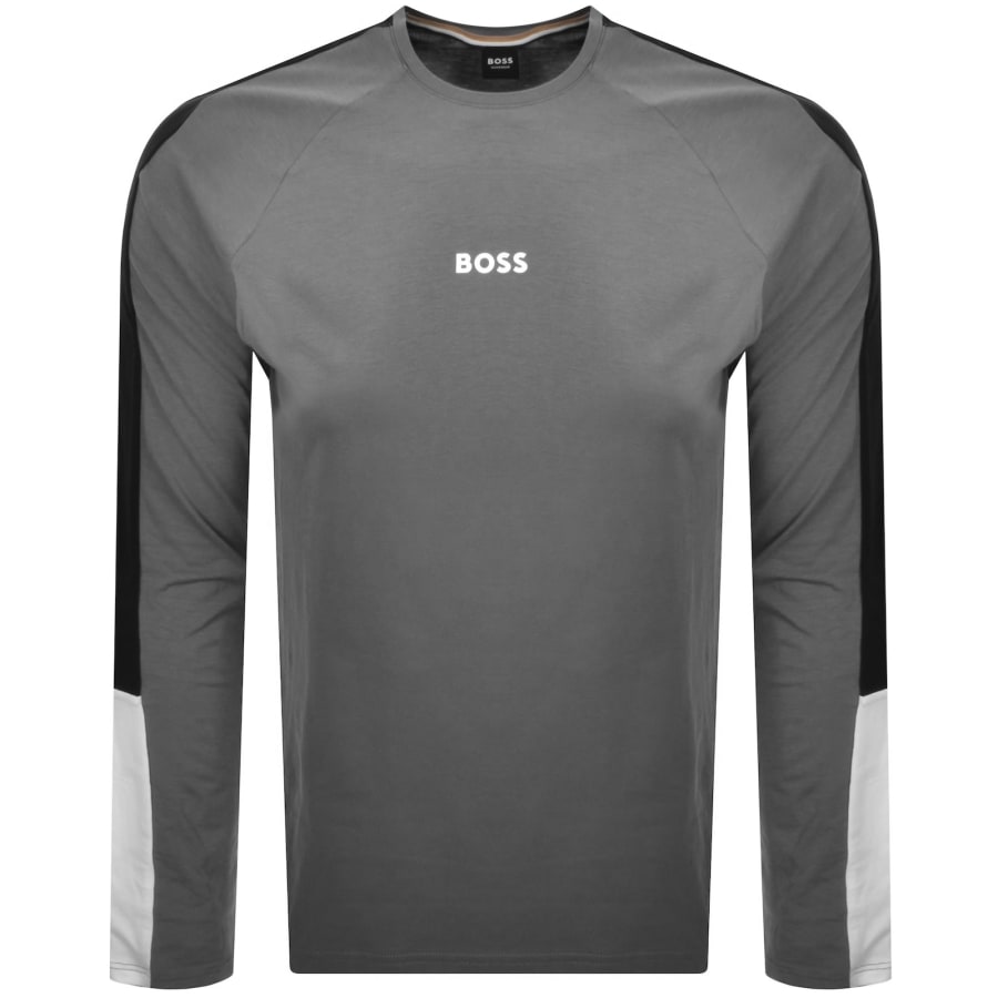 Image number 2 for BOSS Balance T Shirt And Joggers Set Grey