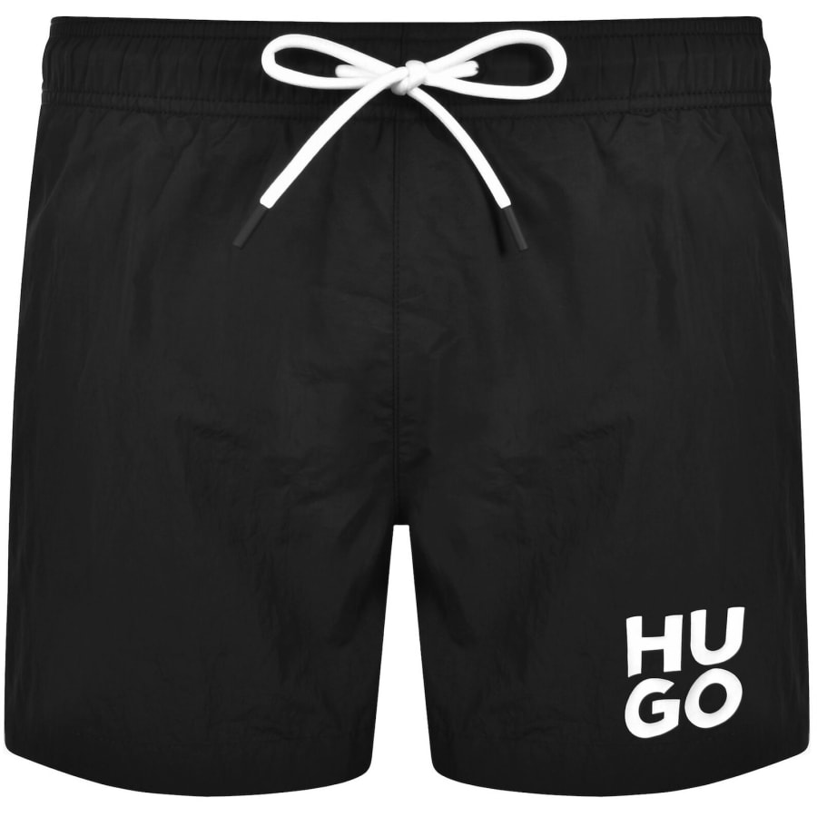 Image number 1 for HUGO Paolo Swim Shorts Black