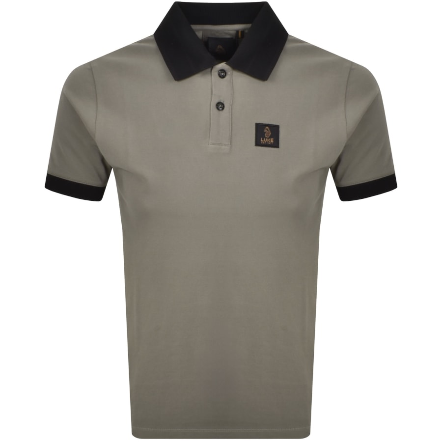 Image number 1 for Luke 1977 Rizal Polo T Shirt Concrete Grey