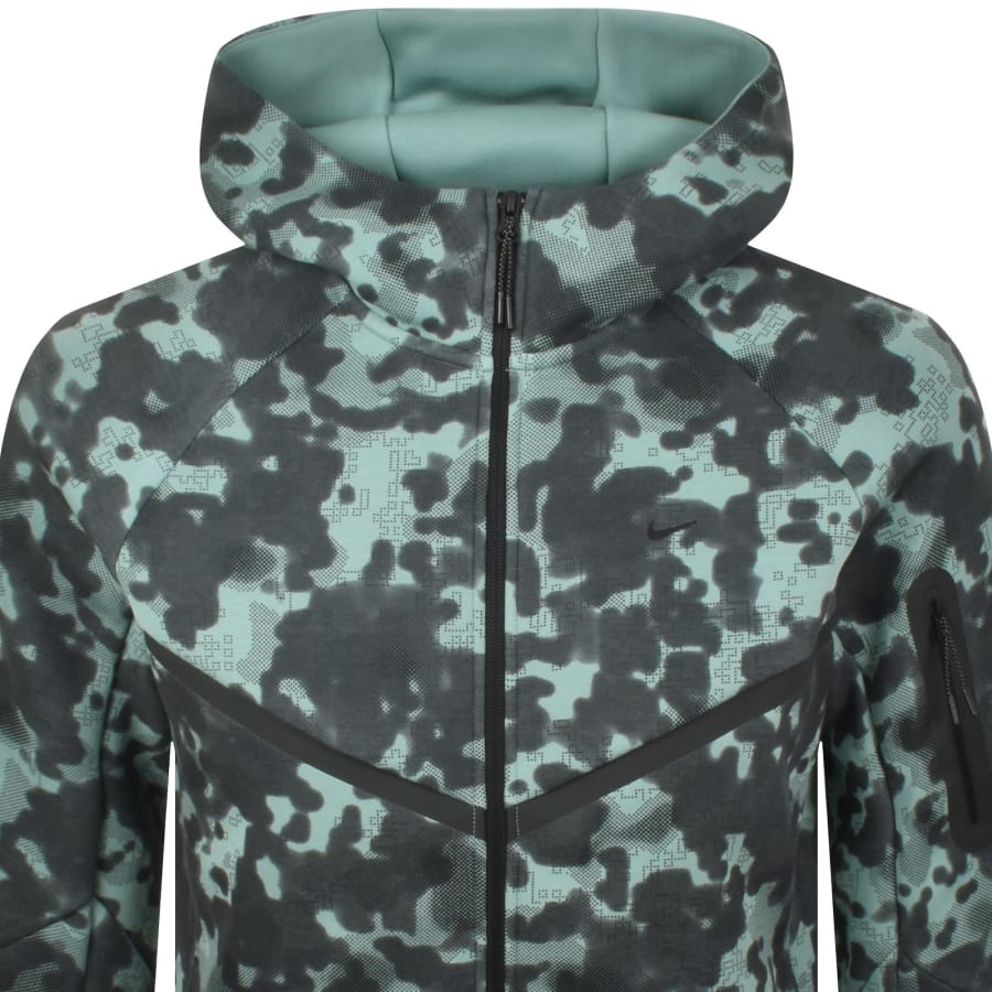 Image number 2 for Nike Tech Windrunner Full Zip Sweatshirt Black