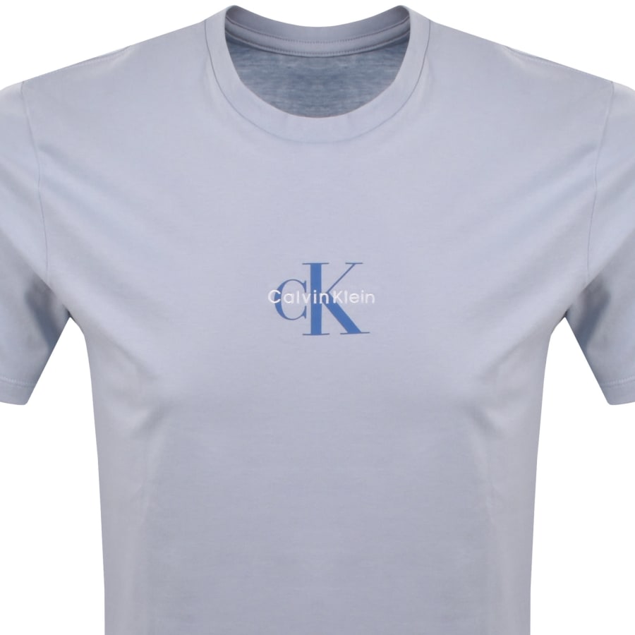 Image number 2 for Calvin Klein Jeans Monologo T Shirt Blue