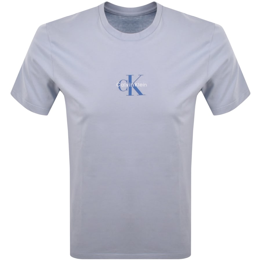 Image number 1 for Calvin Klein Jeans Monologo T Shirt Blue