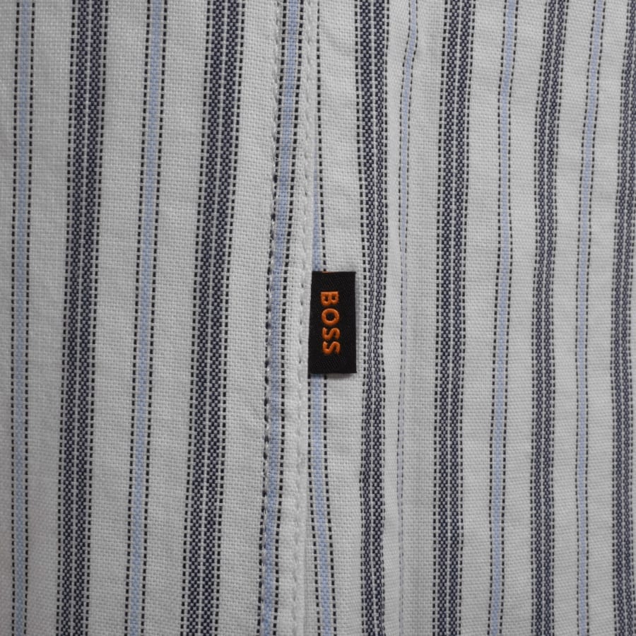 Image number 4 for BOSS Ricoplus Long Sleeved Shirt White