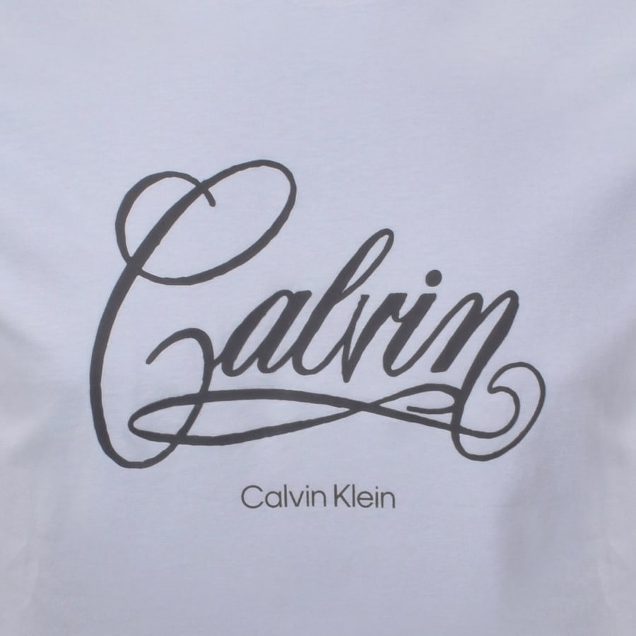 Image number 3 for Calvin Klein Jeans Graphic T Shirt Blue