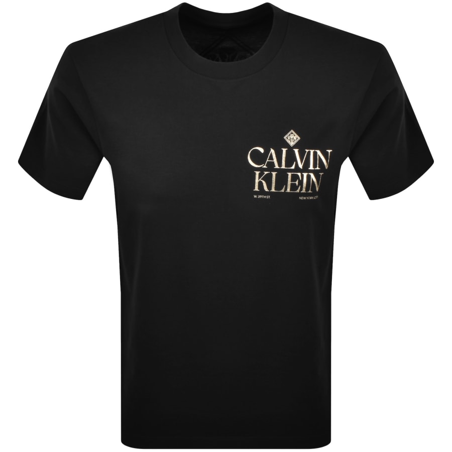 Image number 2 for Calvin Klein Jeans Graphic T Shirt Black