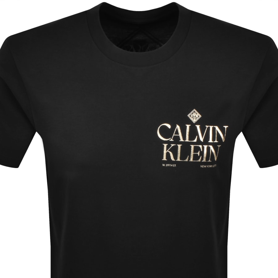 Image number 3 for Calvin Klein Jeans Graphic T Shirt Black