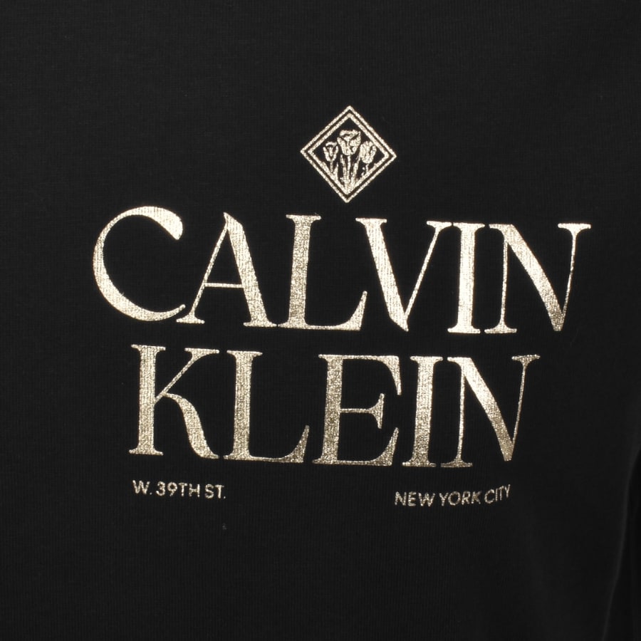 Image number 4 for Calvin Klein Jeans Graphic T Shirt Black