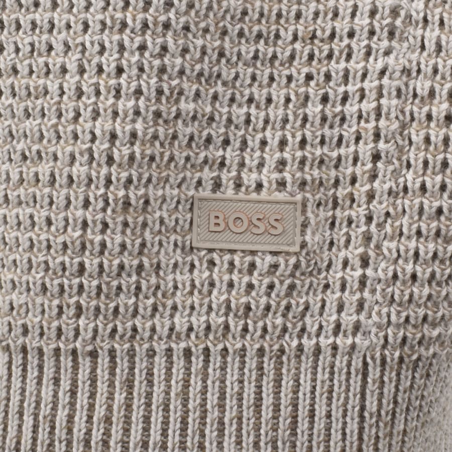 Image number 3 for BOSS Kartney Knit Jumper Khaki