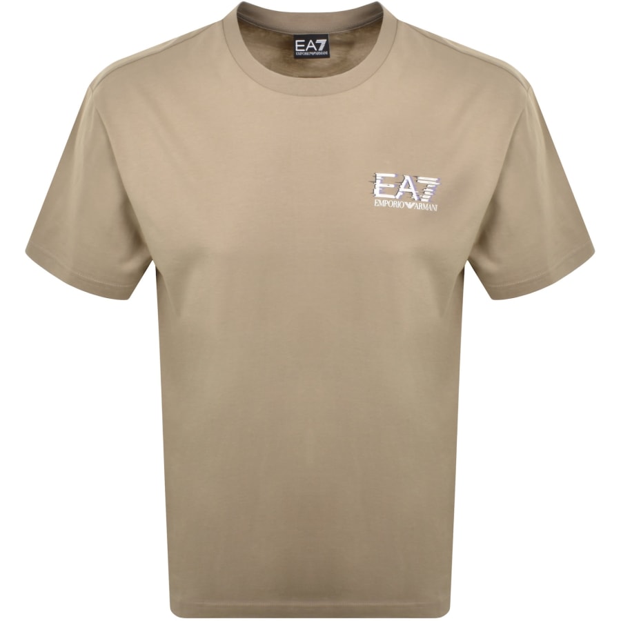 Image number 2 for EA7 Emporio Armani Training T Shirt Beige