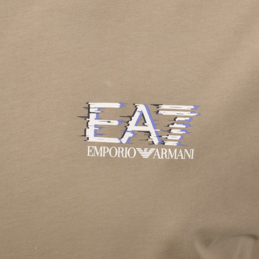 Image number 4 for EA7 Emporio Armani Training T Shirt Beige