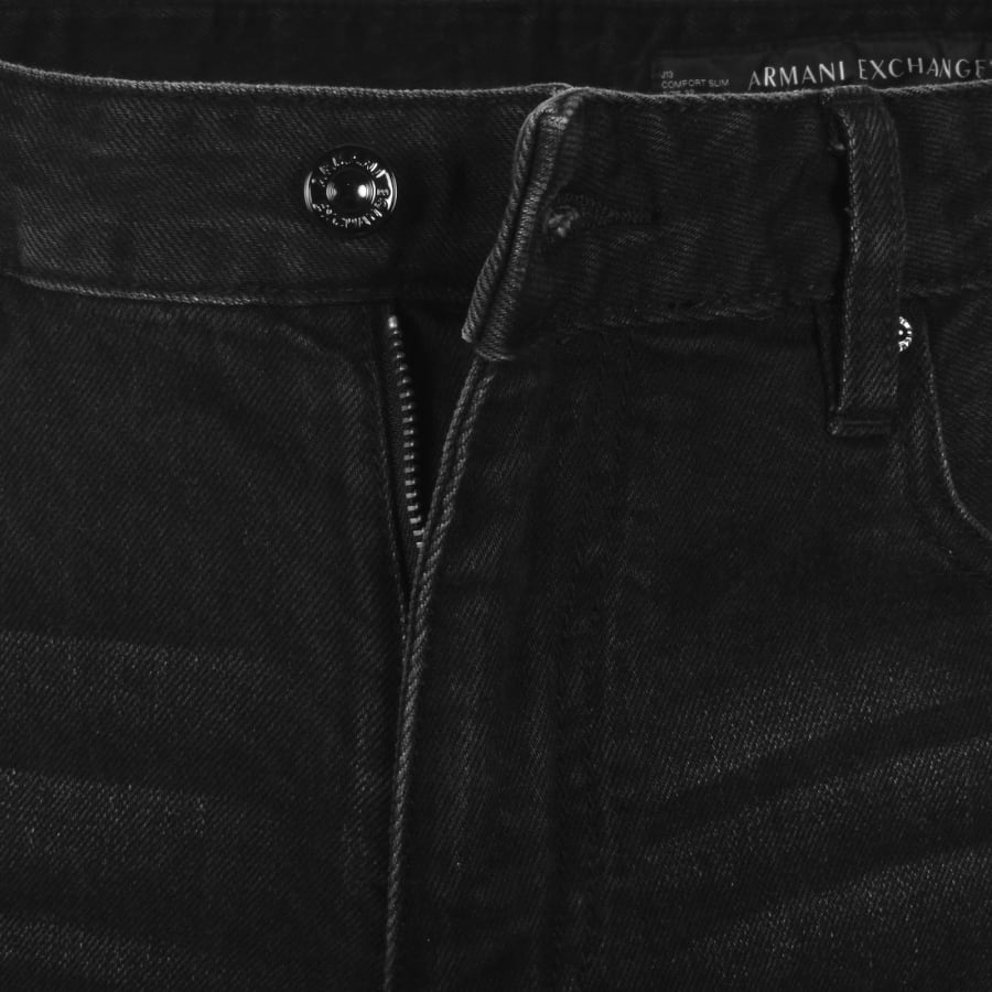 Image number 5 for Armani Exchange J13 Slim Fit Jeans Black