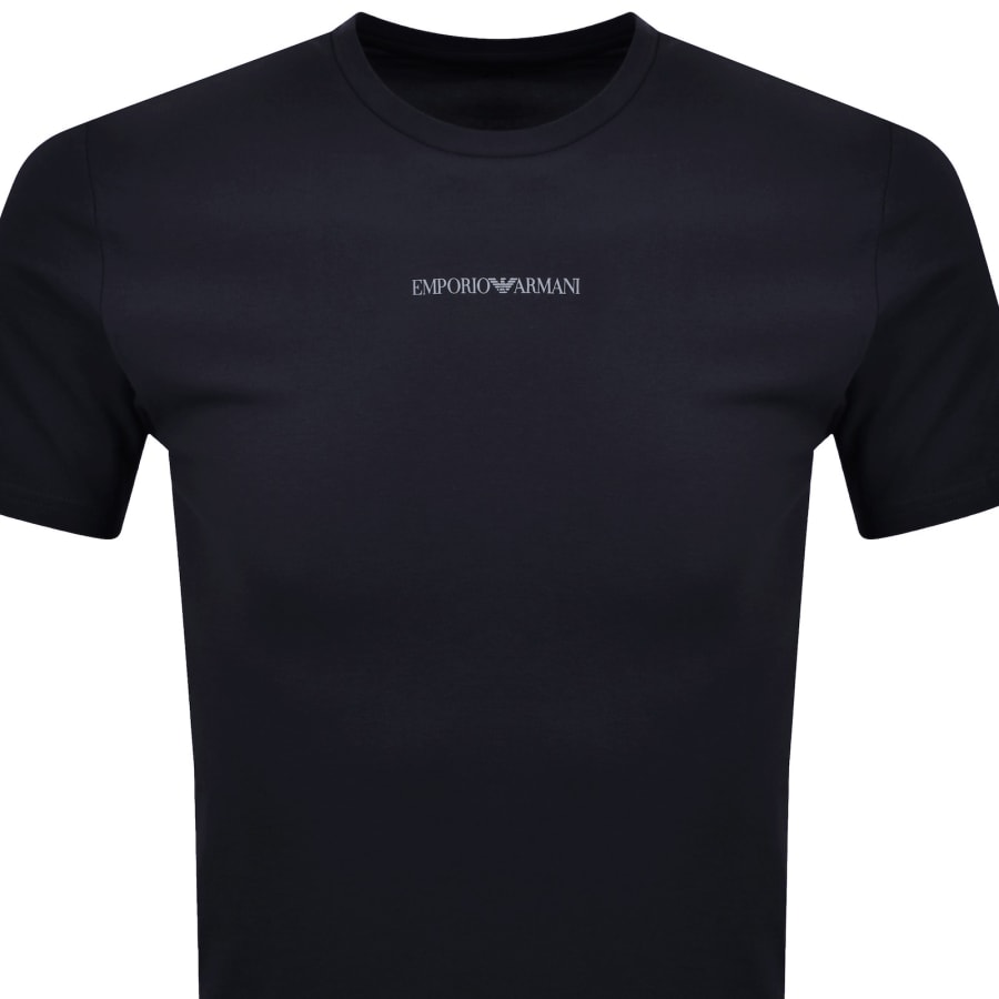 Image number 2 for Emporio Armani Logo T Shirt Navy