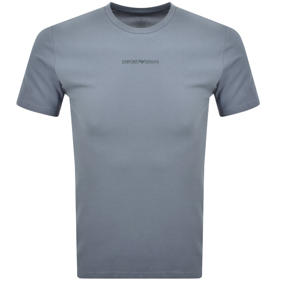 Image number 1 for Emporio Armani Logo T Shirt Blue