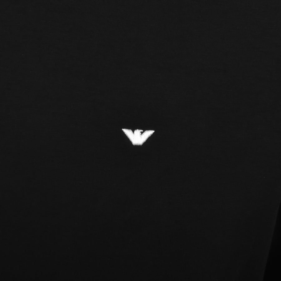 Image number 3 for Emporio Armani Logo Hoodie Black