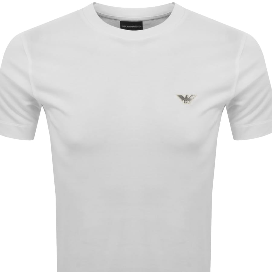 Image number 2 for Emporio Armani Slim Fit T Shirt Off White