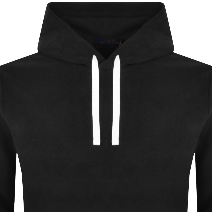 Image number 2 for Ralph Lauren Fleece Hoodie Black