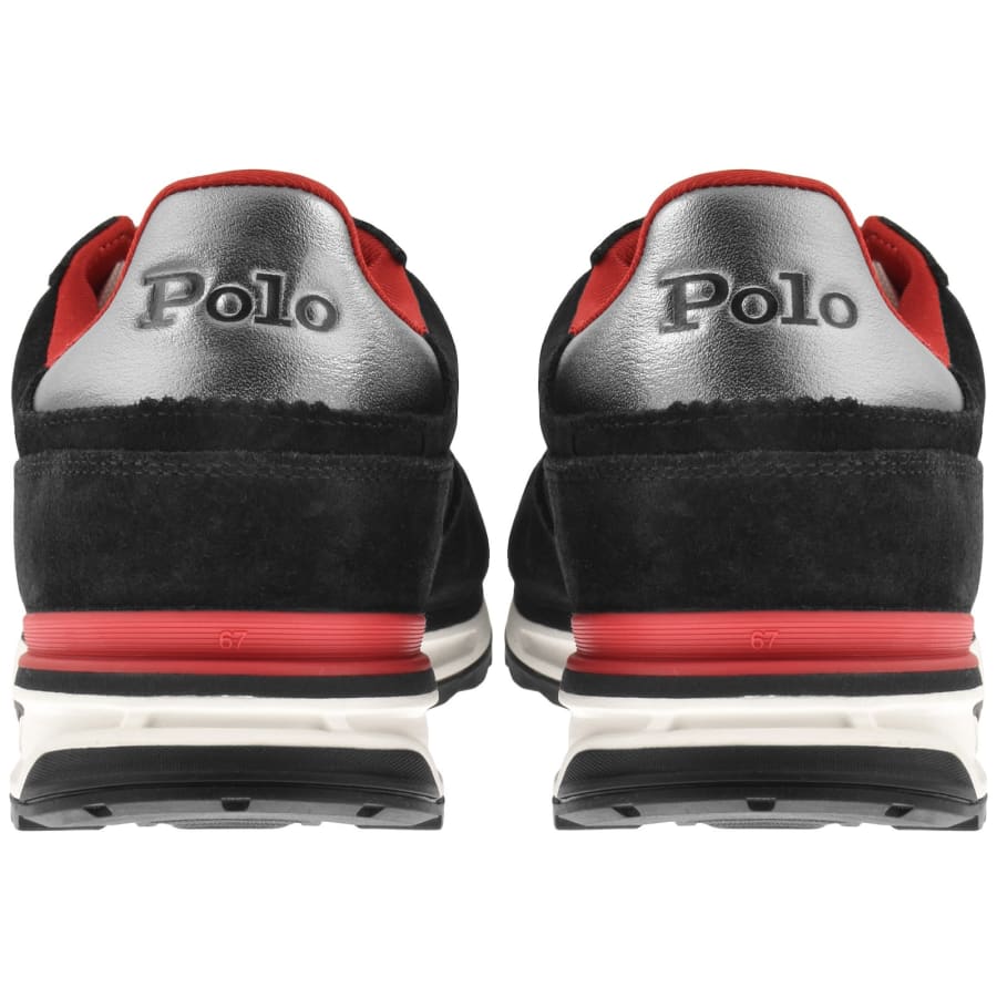 Image number 2 for Ralph Lauren Varick Trainers Black