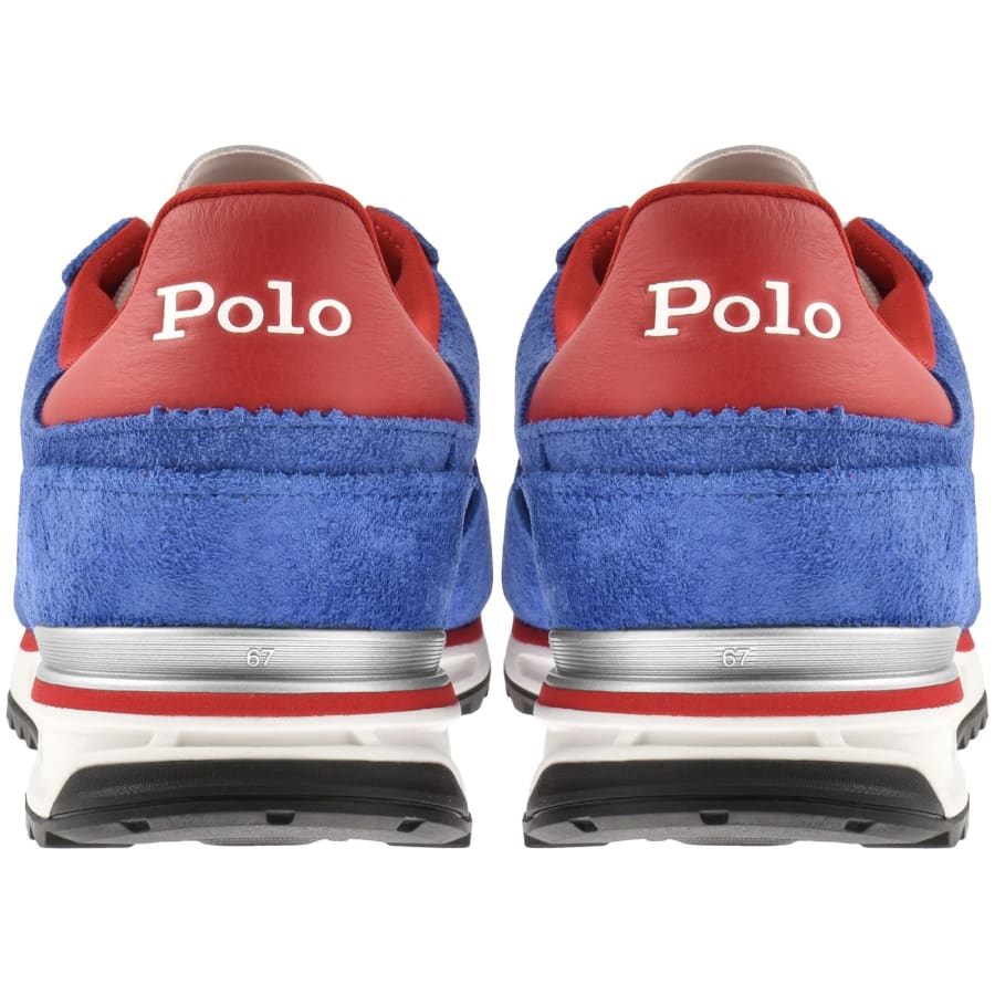 Image number 2 for Ralph Lauren Varick Trainers Blue