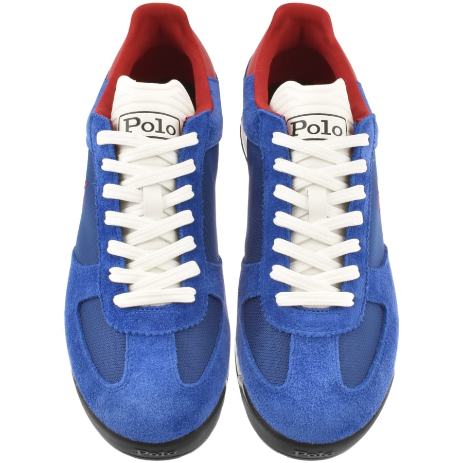 Image number 3 for Ralph Lauren Varick Trainers Blue
