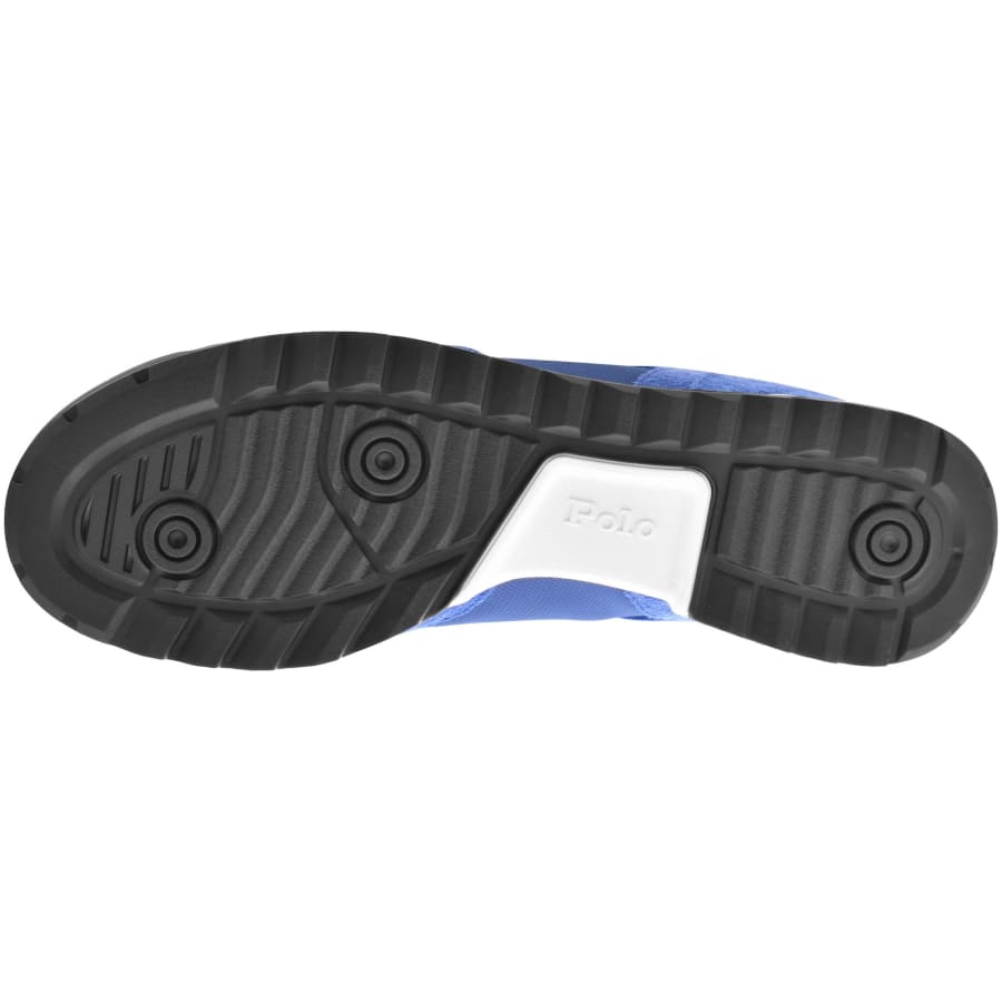 Image number 5 for Ralph Lauren Varick Trainers Blue