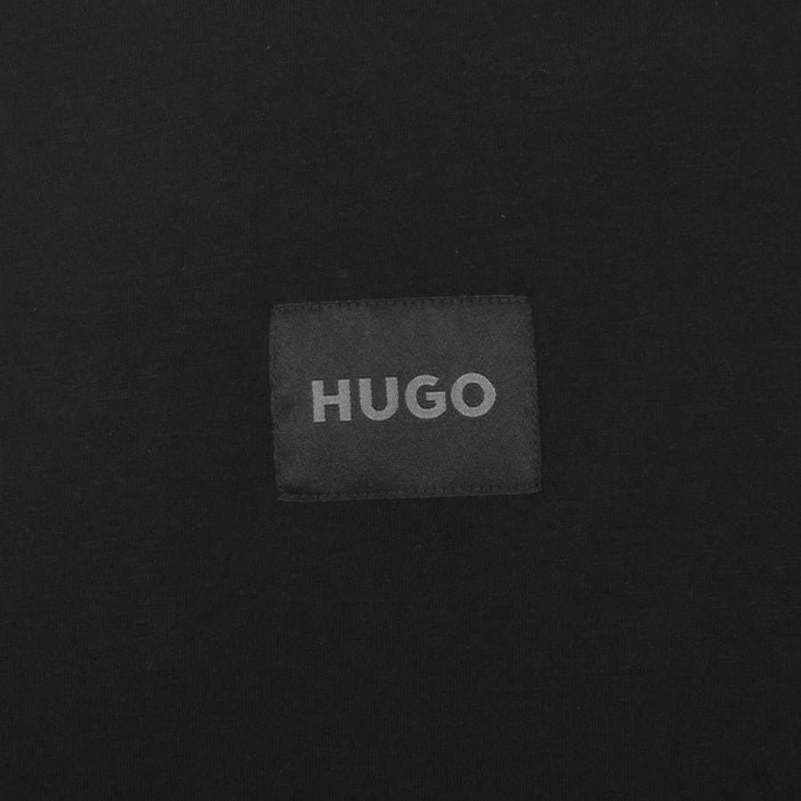 Image number 3 for HUGO Mael Long Sleeve T Shirt Black